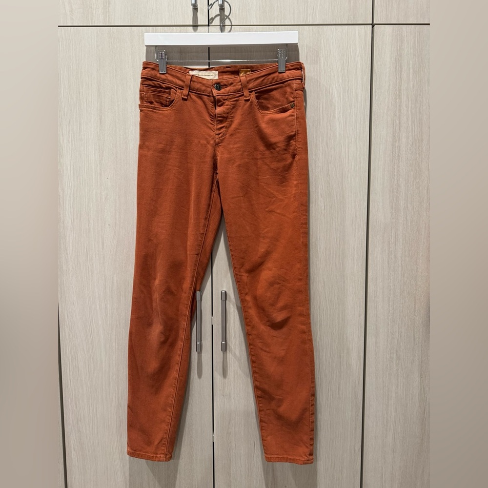 Pilcro Women's Burnt Orange Skinny Jeans Sz 27